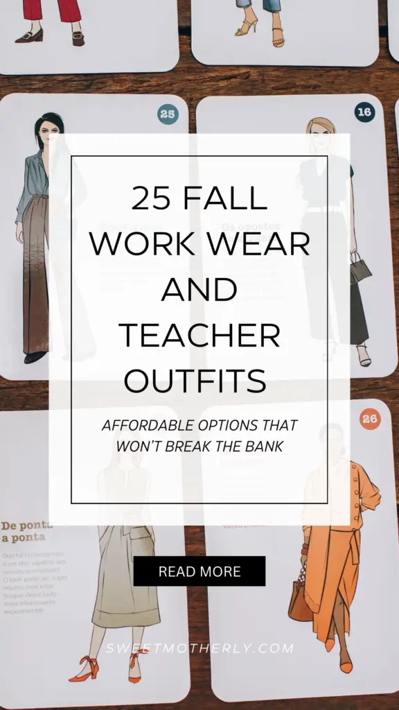 25-affordable-fall-work-wear-and-teacher-outfits - Sweet Motherly Collage of 25 fall work wear and teacher outfits